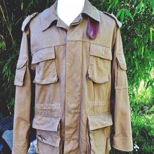 Orvis Safari Coat Jacket Leather Field Large